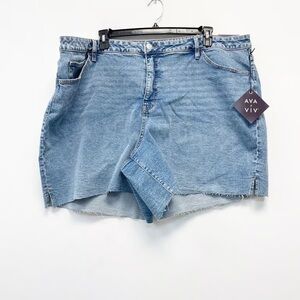 Ava & Viv Blue Denim Shorts